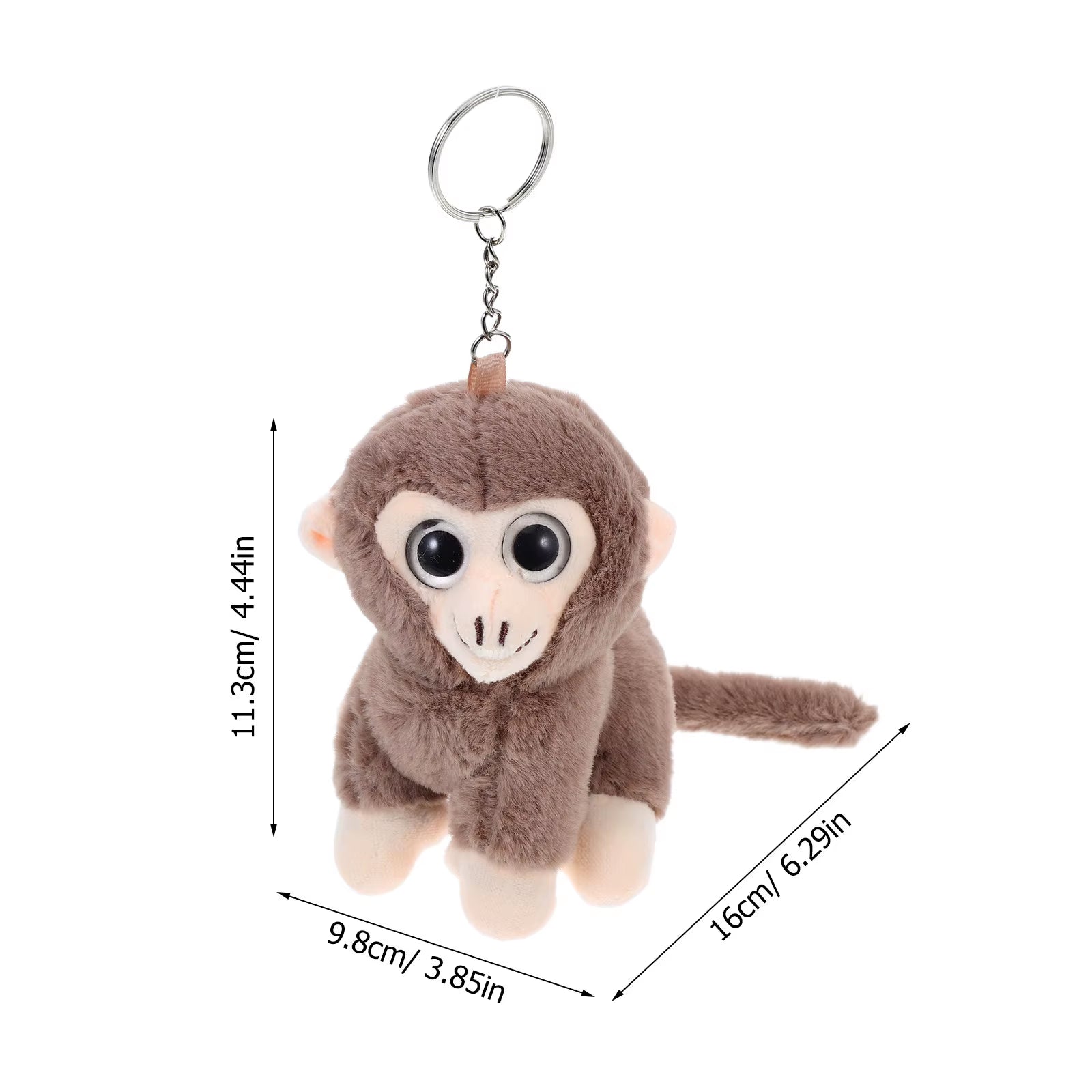 Punch the Monkey Plushie Keychain